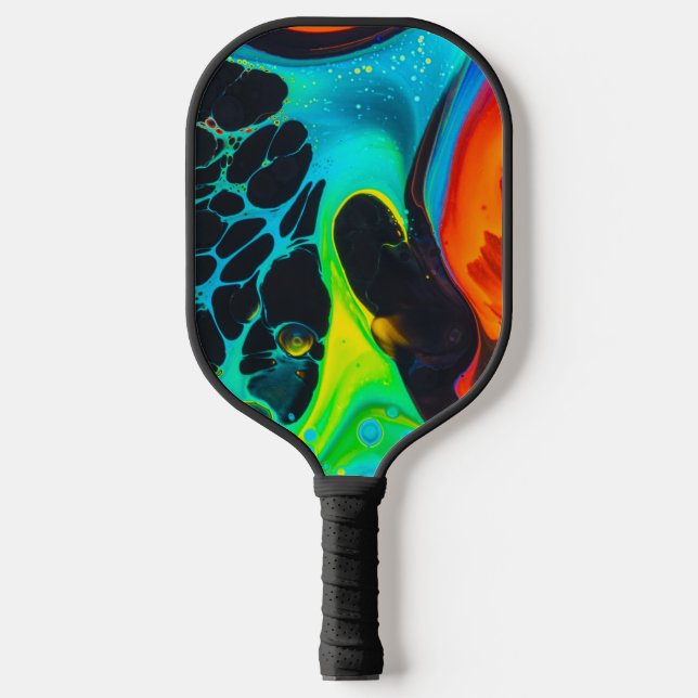 Psychedelic Pickleball Paddle (Front)