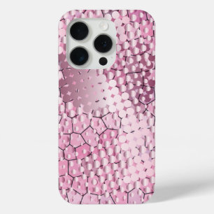 Psychedelic Pink with a Splatter of Pink Dots iPhone 15 Pro Case