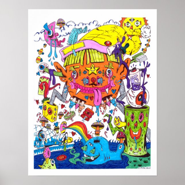 Psychedelic Poster #1 (Front)