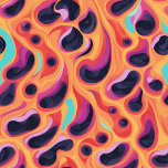 Psychedelic Purple and Orange Abstract Pattern Skateboard<br><div class="desc">Skate in style on this eye-catching,  psychedelic purple and orange abstract pattern skateboard.</div>