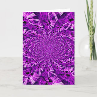 Psychedelic Purple Card