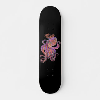 Psychedelic Purple Deep Sea Kraken Skateboard