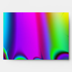 Psychedelic Rainbow Envelope