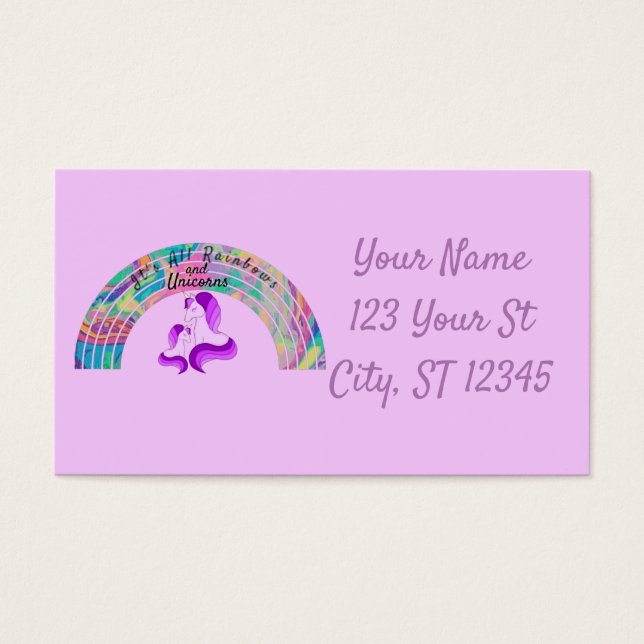 Psychedelic Rainbows and Unicorns Thunder_Cove  (Front)