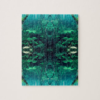 Psychedelic Rainforest Jigsaw Puzzle