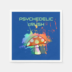 Psychedelic Retro Party Like It's 1969! Napkin