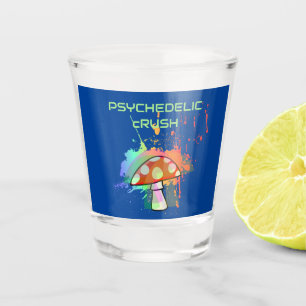 Psychedelic Retro Party Like It's 1969! Shot Glass
