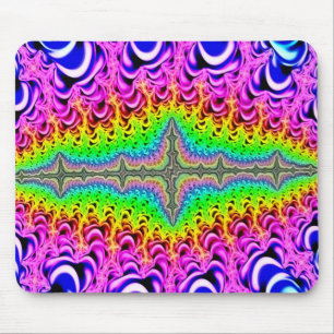 Psychedelic Rift Art Nouveau Mouse Pad