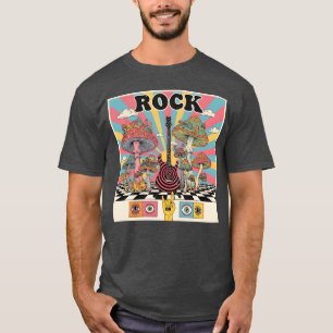 Psychedelic Rock Mushrooms girl T-Shirt