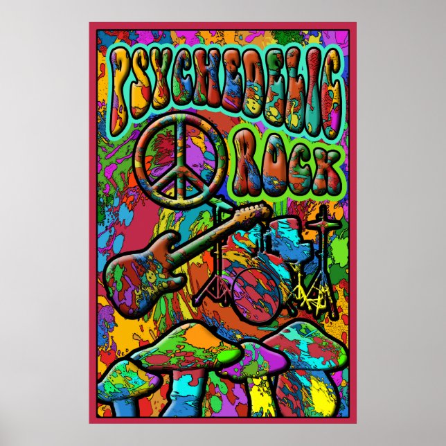 Psychedelic Rock Poster (Front)