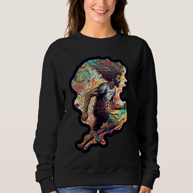 Psychedelic Runner Sweatshirt (Front)