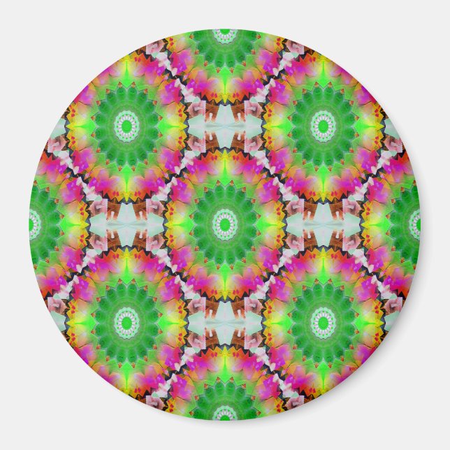 Psychedelic saw blades.. magnet (Front)
