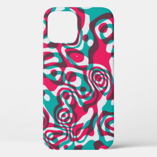 Psychedelic seamless pattern iPhone 12 case