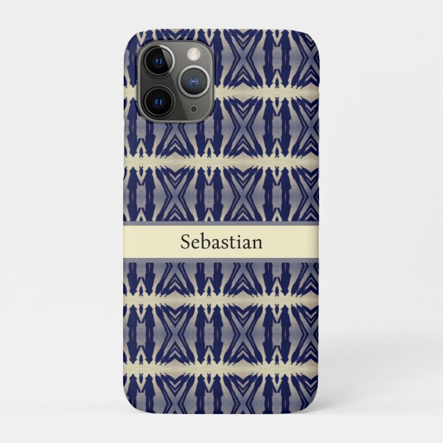 Psychedelic Shadow People in Navy, custom  Case-Mate iPhone Case (Back)