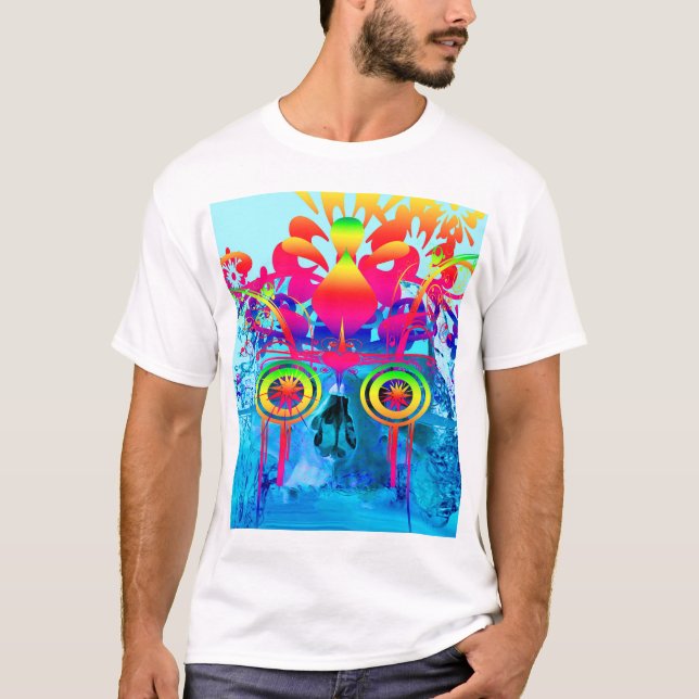 Psychedelic Skull T-Shirt (Front)
