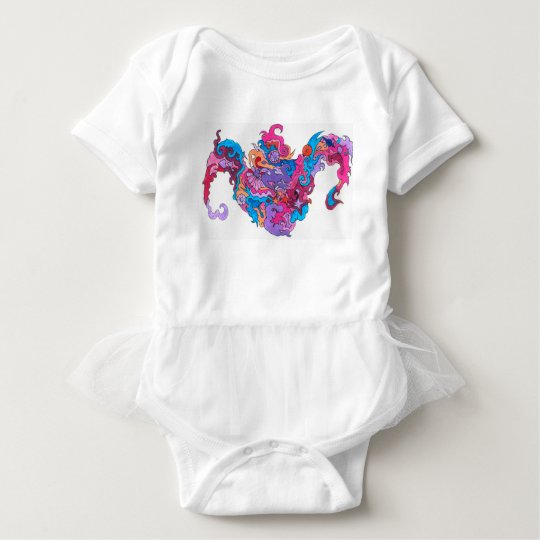 Psychedelic Smile Baby Bodysuit