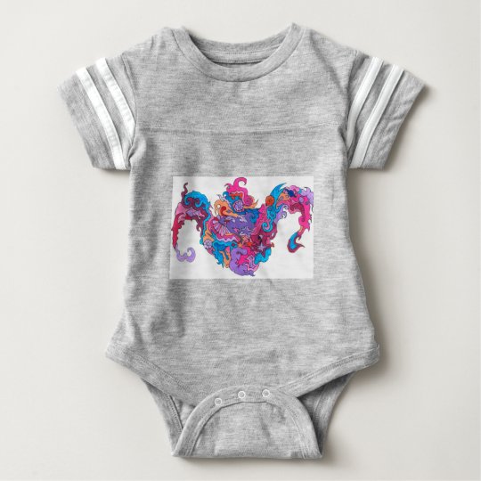 Psychedelic Smile Baby Bodysuit