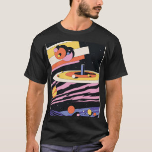 Psychedelic Space: 70s Geometric Shapes T-Shirt