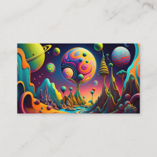 Psychedelic Space banner template