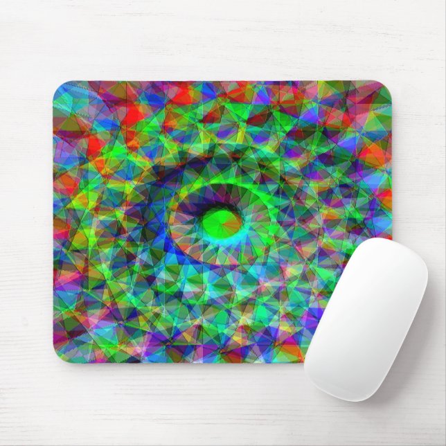 Psychedelic Spaceship..... Mouse Pad (With Mouse)