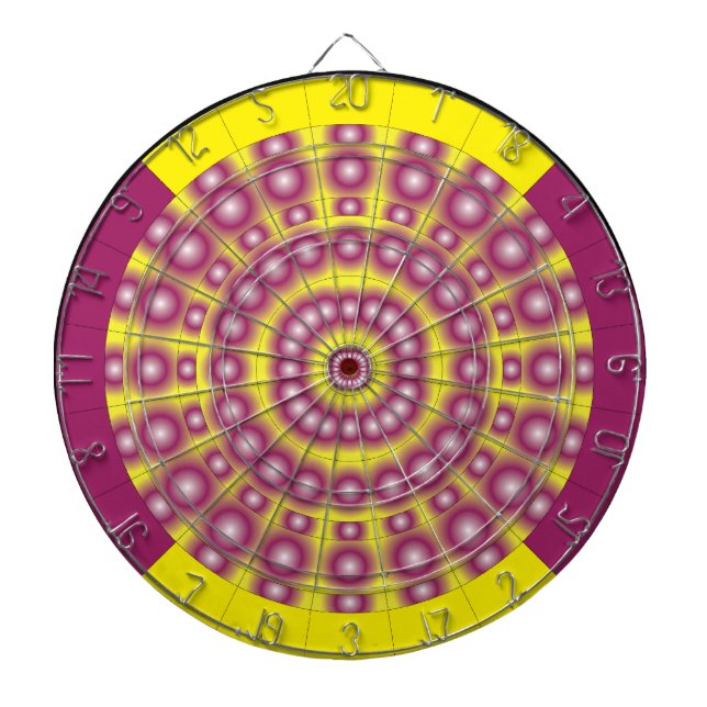 Psychedelic Spheres Dartboard (Front)