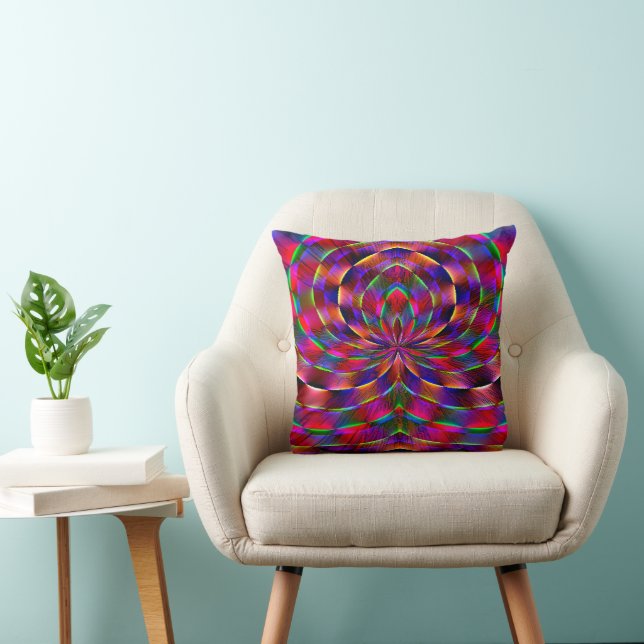 Psychedelic Spider...... Cushion (Chair)