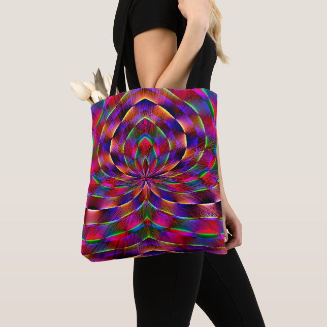 Psychedelic Spider.... Tote Bag (Close Up)