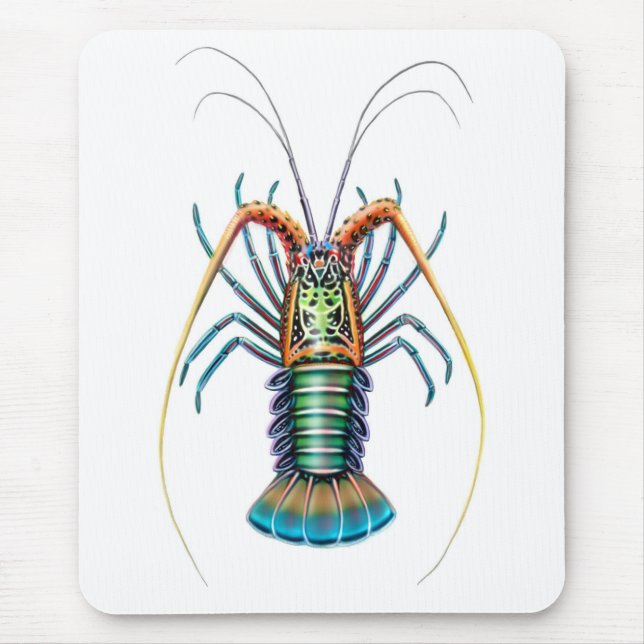 Psychedelic Spiny Lobster Mousepad (Front)