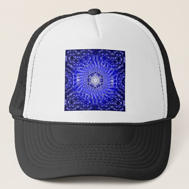 Psychedelic Spiral Pattern: Trucker Hat (Front)