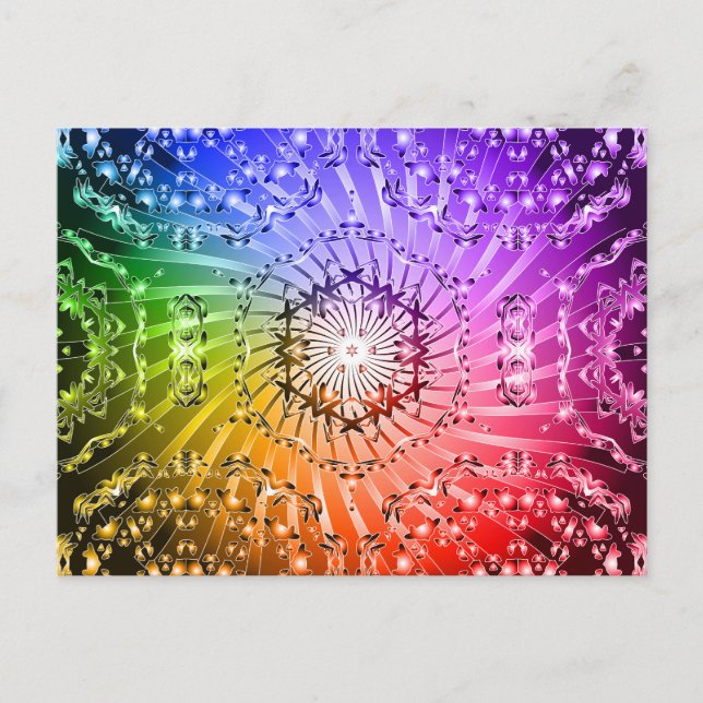 Psychedelic Spiral: Vector Art: Postcard (Front)