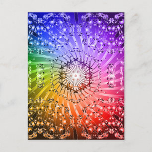 Psychedelic Spiral: Vector Art: Postcard
