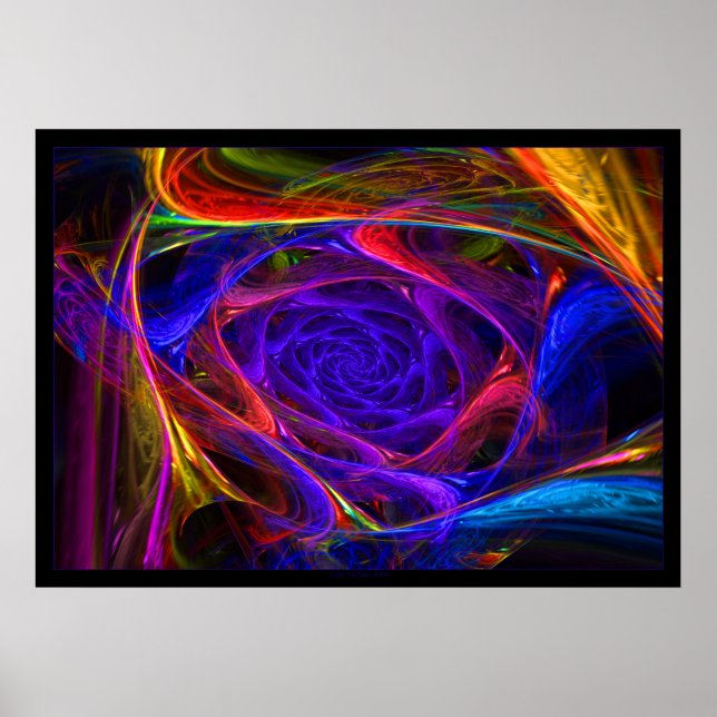 Psychedelic Spirals Poster (Front)