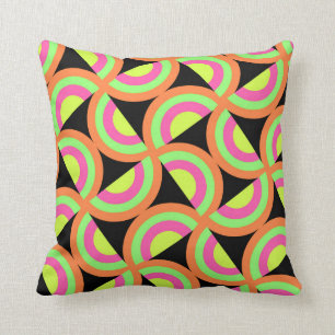 Psychedelic Squares Cushion