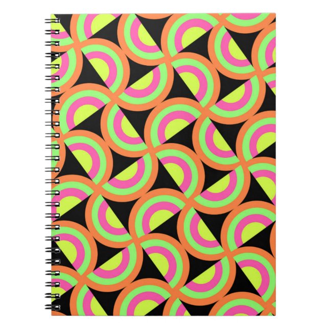 Psychedelic Squares Notebook (Front)