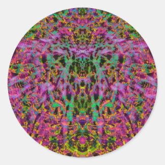 Psychedelic Starburst Sticker