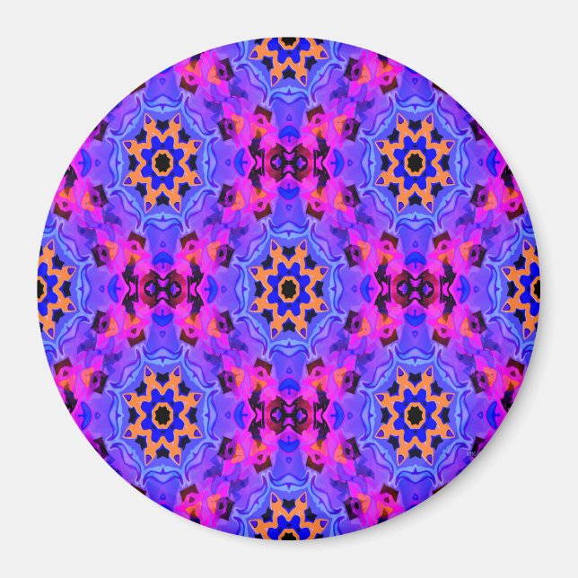Psychedelic Stars... Magnet (Front)