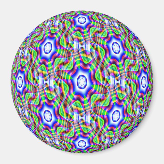 Psychedelic Stars..... Magnet (Front)
