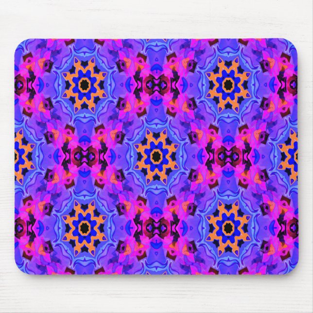 Psychedelic Stars... Mouse Pad (Front)