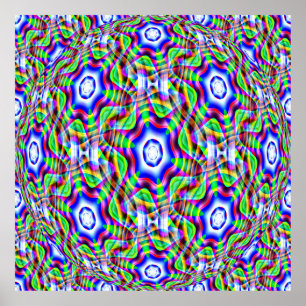 Psychedelic Stars..... Poster