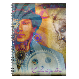Psychedelic Steampunk Notebook