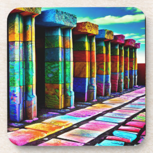 Psychedelic Stones Coaster