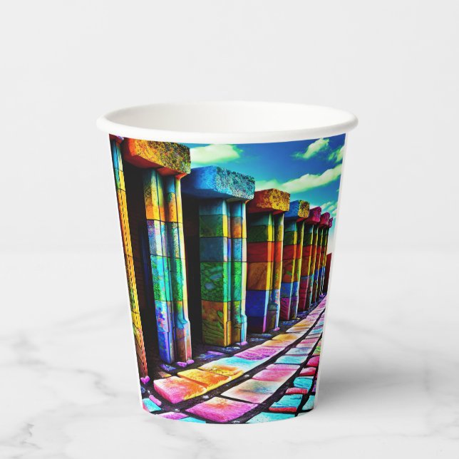 Psychedelic Stones Paper Cups (Front)