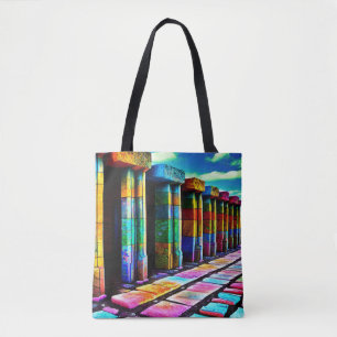 Psychedelic Stones Tote Bag
