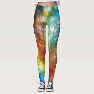 Psychedelic storm leggings