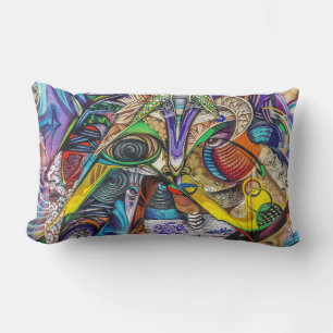 Psychedelic Street Art - Abstract Graffiti Pillow