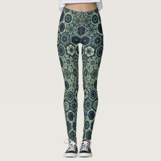 psychedelic style leggings yoga activewear