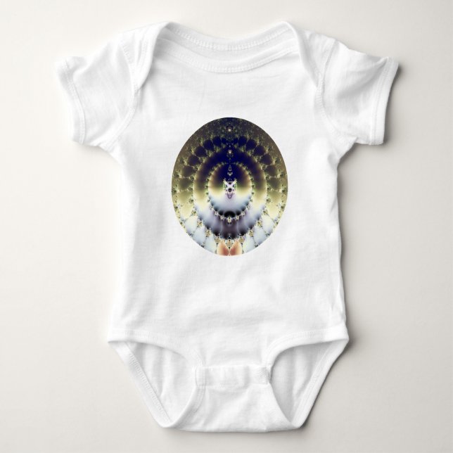Psychedelic Sun Baby Bodysuit (Front)