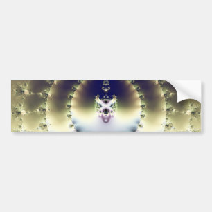 Psychedelic Sun Bumper Sticker