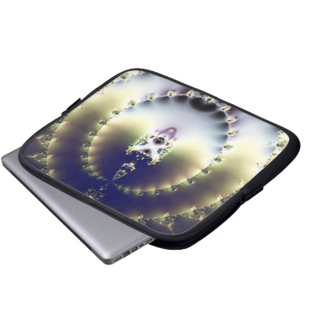 Psychedelic Sun Laptop Sleeve (Front Bottom)