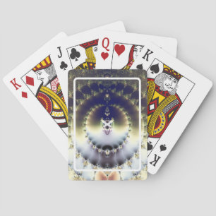 Psychedelic Sun Playing Cards